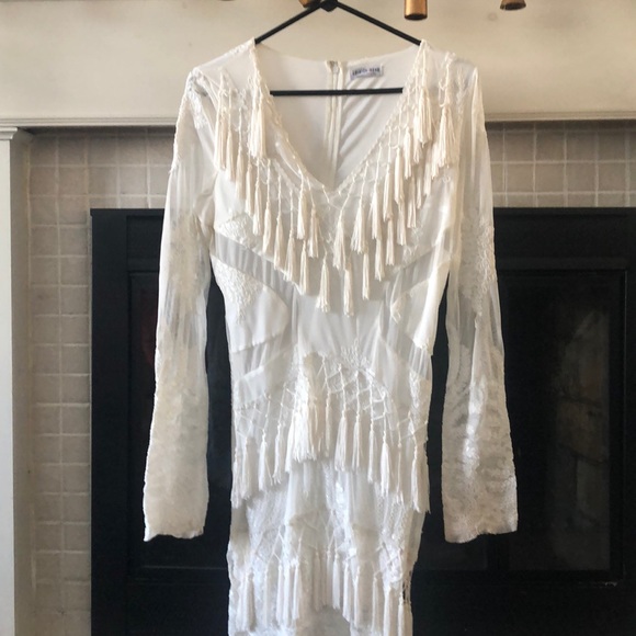 fashion nova tassel dress